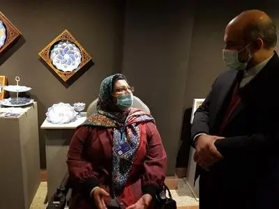 خرید آثار هنرمندان توانیاب توسط نماینده ویژه وزیر فرهنگ و ارشاد اسلامی/ موافقت با عضویت ۲۱۰ هنرمند توانیاب جشنواره همام درصندوق اعتباری هنر