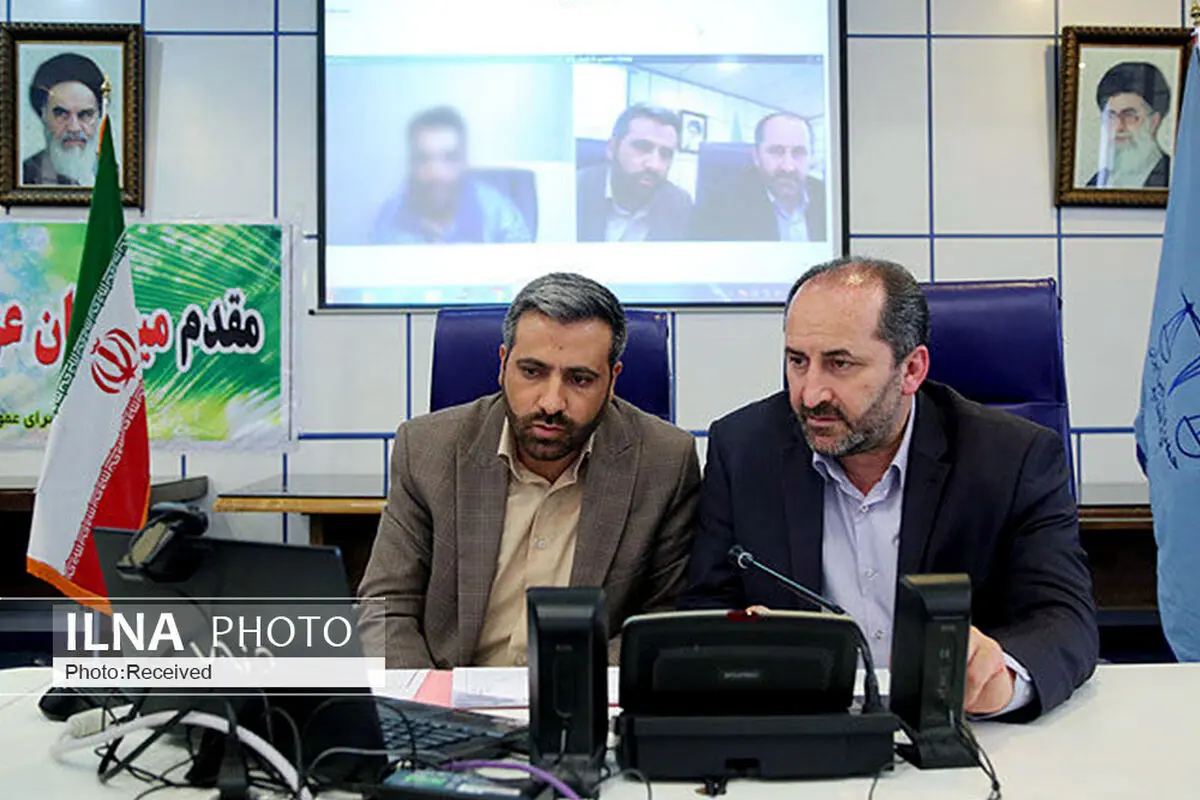 رونمایی از سامانه ارتباط تصویری دادسرای قزوین با زندان مرکزی