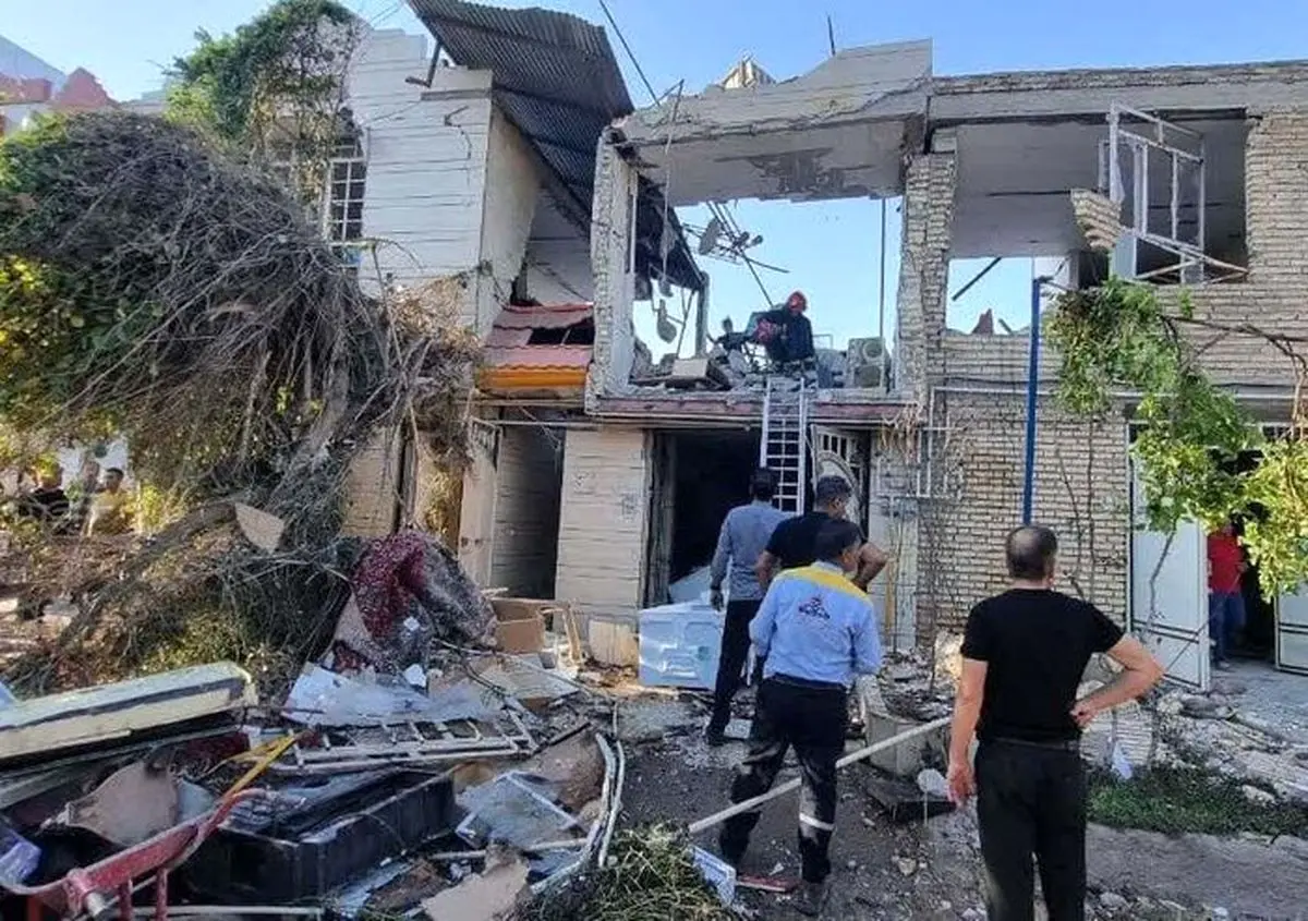 حادثه انفجار گاز در آمل پنج مصدوم برجا گذاشت