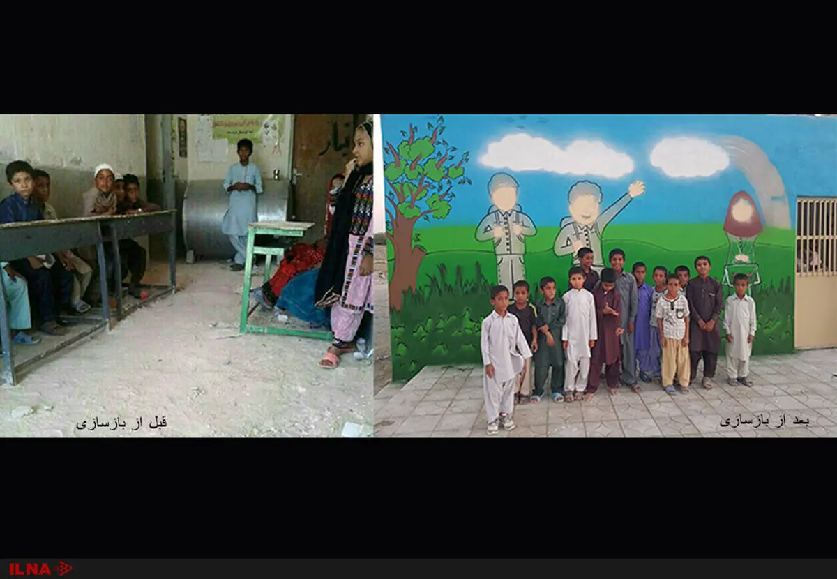 بازسازی مدرسه روستای بُرمک با تلاش خیرین/ رویای دانش‌آموزان برمکی رنگ گرفت