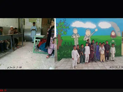 بازسازی مدرسه روستای بُرمک با تلاش خیرین/ رویای دانش‌آموزان برمکی رنگ گرفت