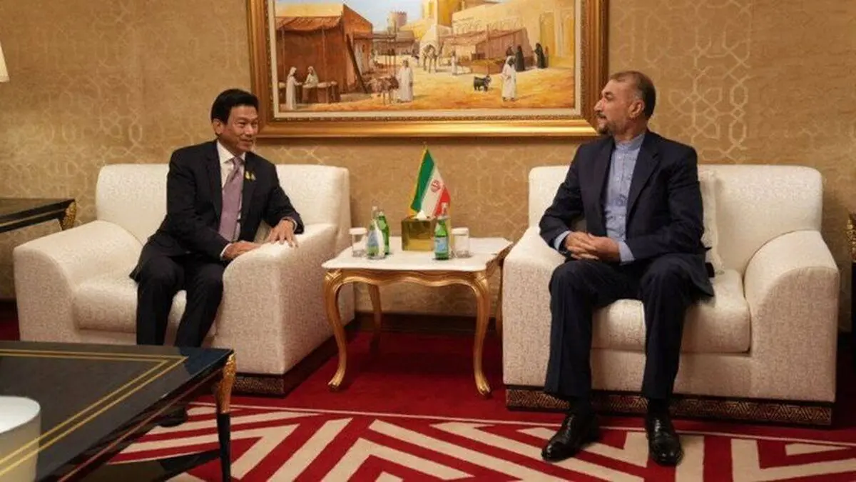 وزیر امور خارجه تایلند خواستار مساعدت ایران در روند آزادی اتباع خود شد