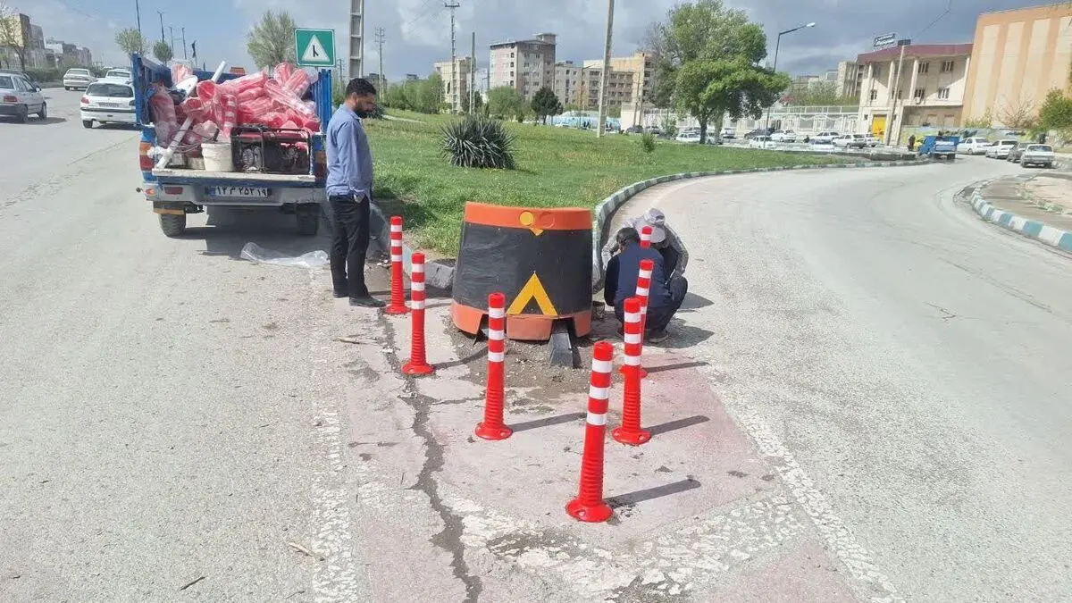 بیش از ۷ هزار قطعه تجهیزات ترافیکی در کرمانشاه نصب شد
