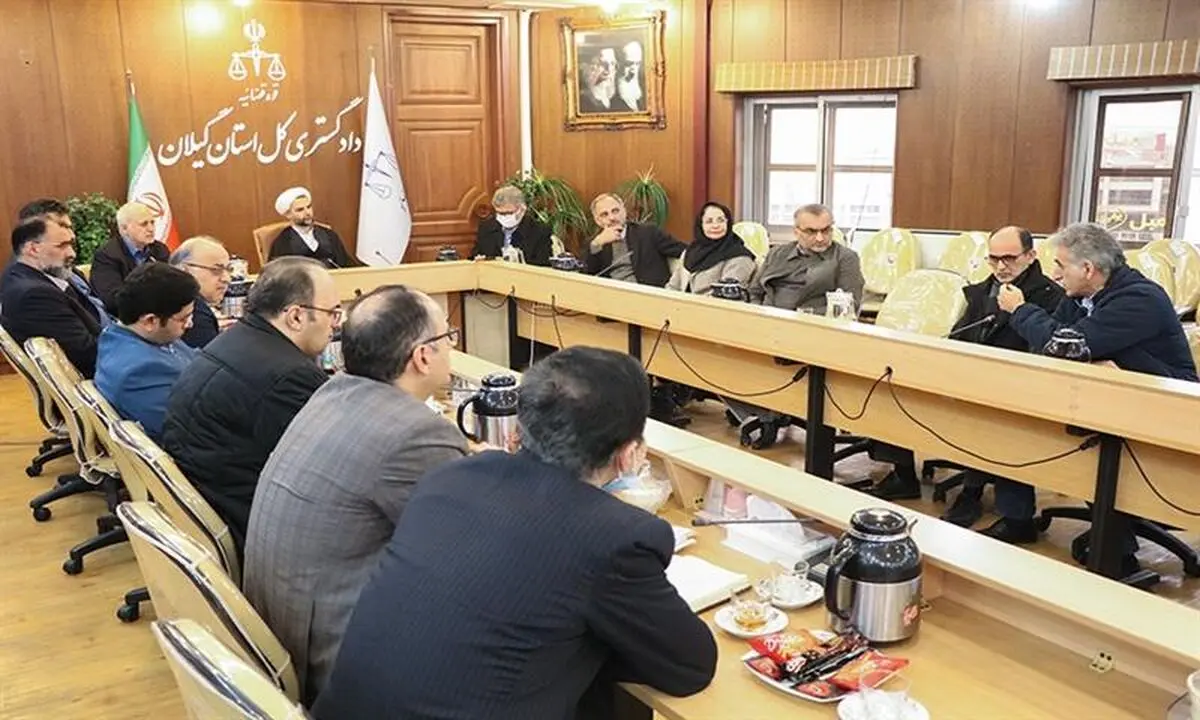 نشست انجمن خیرین سلامت استان با رئیس کل دادگستری گیلان