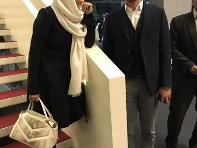مهدی رحمتی و لیلا بلوکات در یک مراسم خصوصی