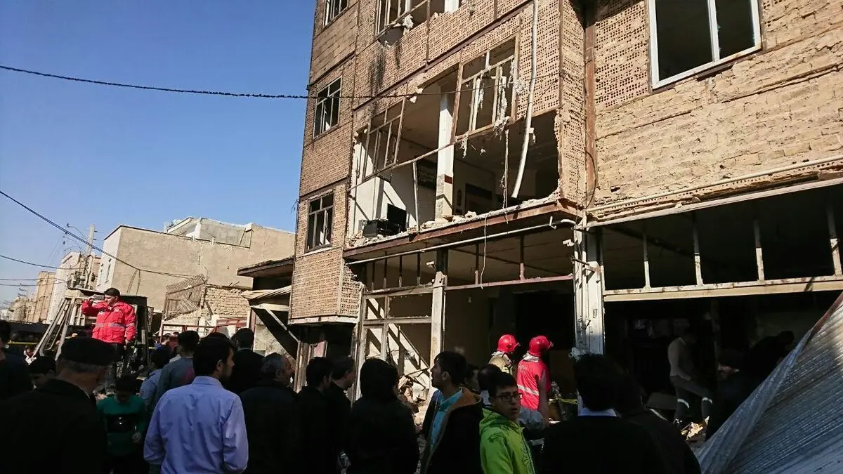 ۱۲ مصدوم بر اثر انفجار ساختمان مسکونی در اسلامشهر