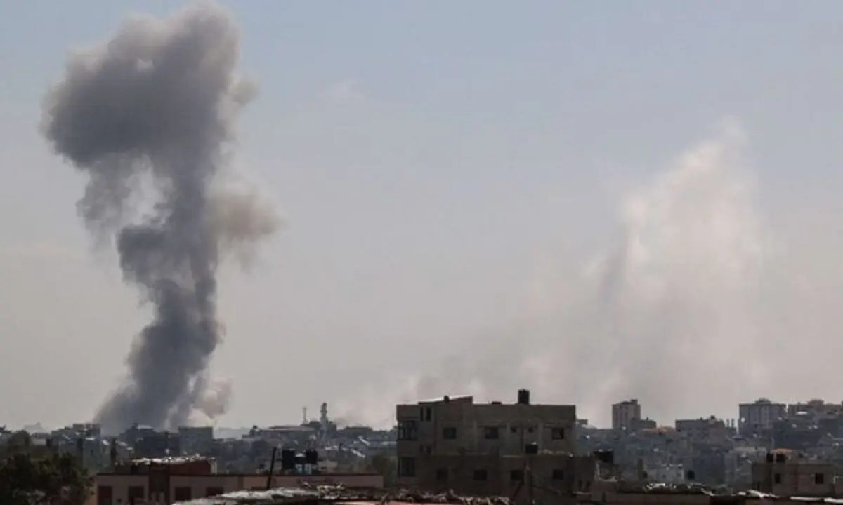 شهادت ۷ فلسطینی در پی بمباران اسرائیل در شمال اردوگاه «النصیرات»