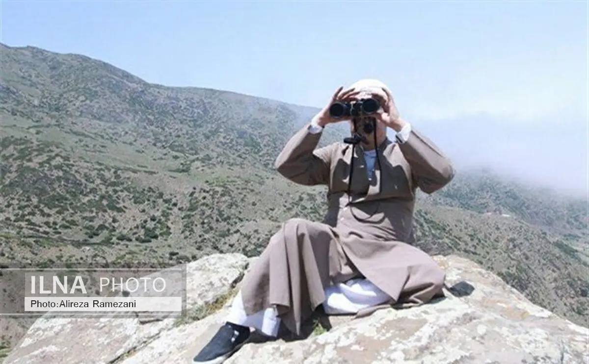کوهنوردی آیت الله هاشمی رفسنجانی/عکس