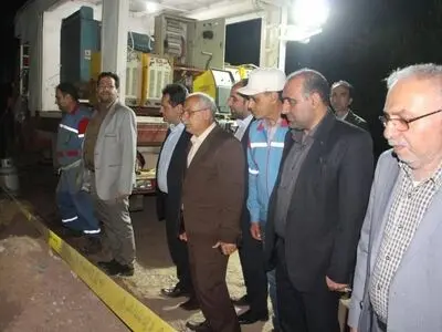 بازدید معاون استاندار از روند ترمیم خط انتقال گاز جنوب گیلان