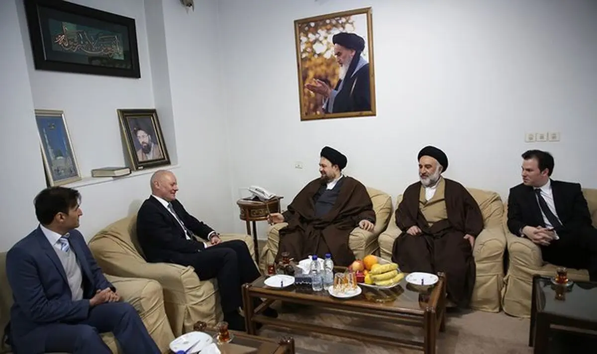 سفیر آلمان در ایران با سید حسن خمینی دیدار کرد