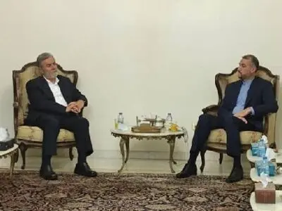 خلال استقباله نخالة.. أمیر عبداللهیان یؤکد استمرار سیاسة ایران فی دعم قضیة فلسطین