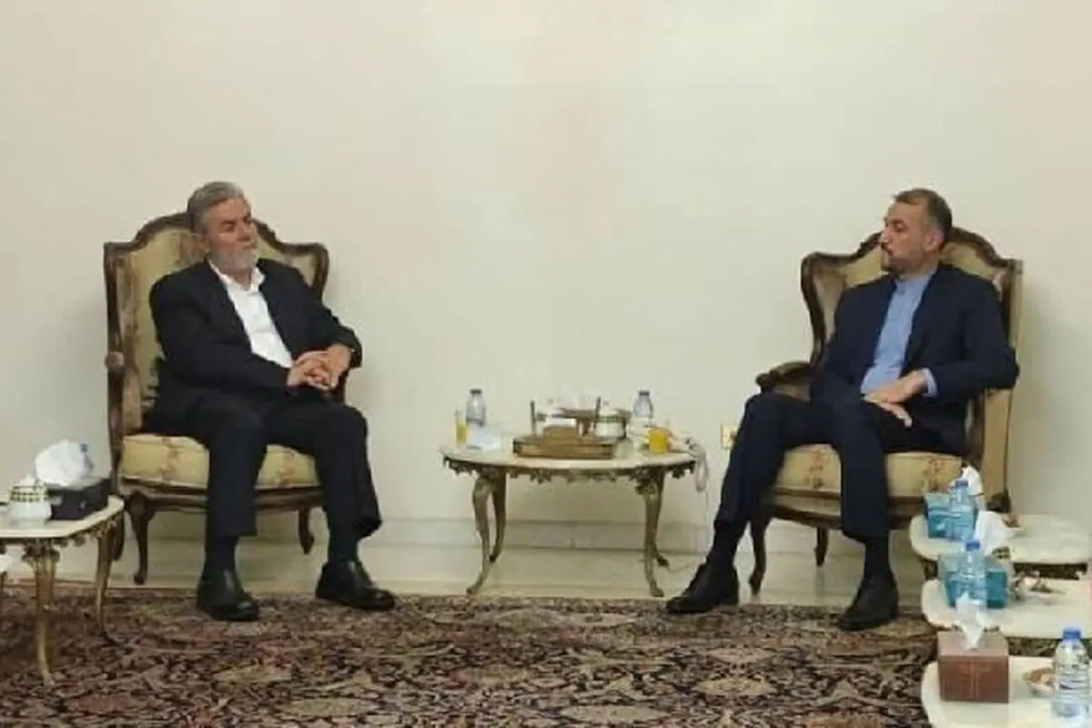 خلال استقباله نخالة.. أمیر عبداللهیان یؤکد استمرار سیاسة ایران فی دعم قضیة فلسطین