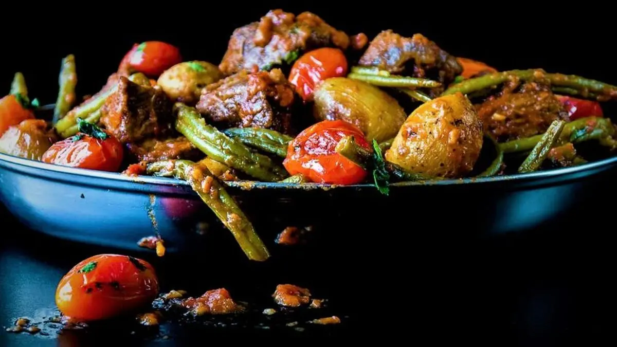 طرز تهیه یک خوراک خوشمزه با لوبیا سبز 