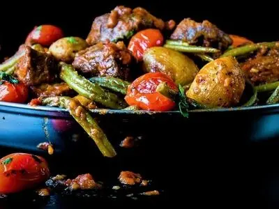 طرز تهیه یک خوراک خوشمزه با لوبیا سبز 