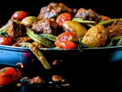 طرز تهیه یک خوراک خوشمزه با لوبیا سبز 