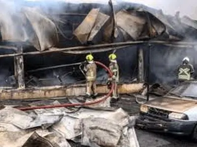 نقطه شروع آتش در بازار جنت+ عکس