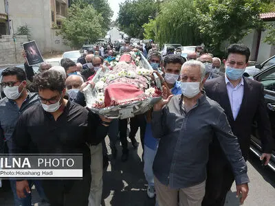 تشییع  مرحوم «ابوالقاسم سرحدی‌زاده» 