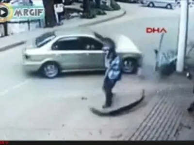 فیلم/حادثه‌ای که بخیر گذشت!
