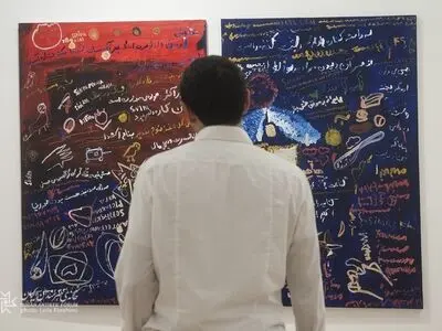 بازتاب نقاشی«بازتاب‌‌ها» در خانه هنرمندان ایران