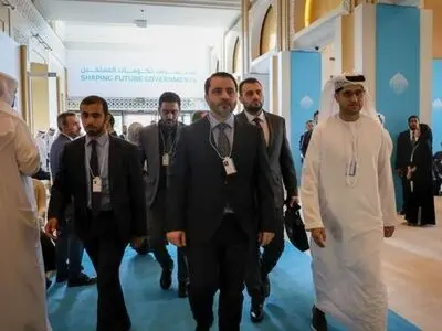 وزیر خارجه دولت موقت سوریه وارد امارات شد
