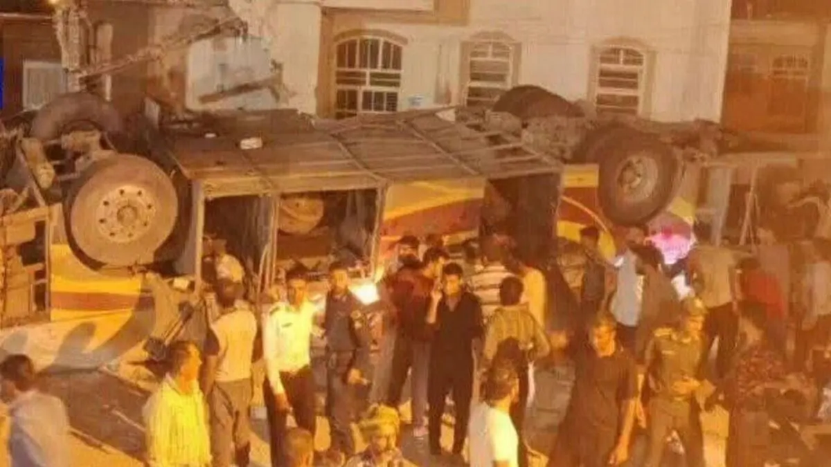 واژگونی اتوبوس حامل زائران پاکستانی در یزد/تشریح علت حادثه 