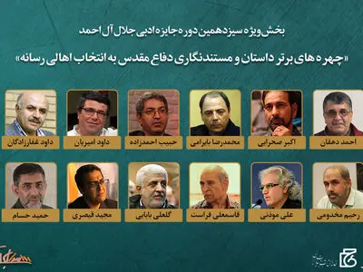برگزیدگان سیزدهمین جایزه ادبی جلال آل‌احمد معرفی شدند