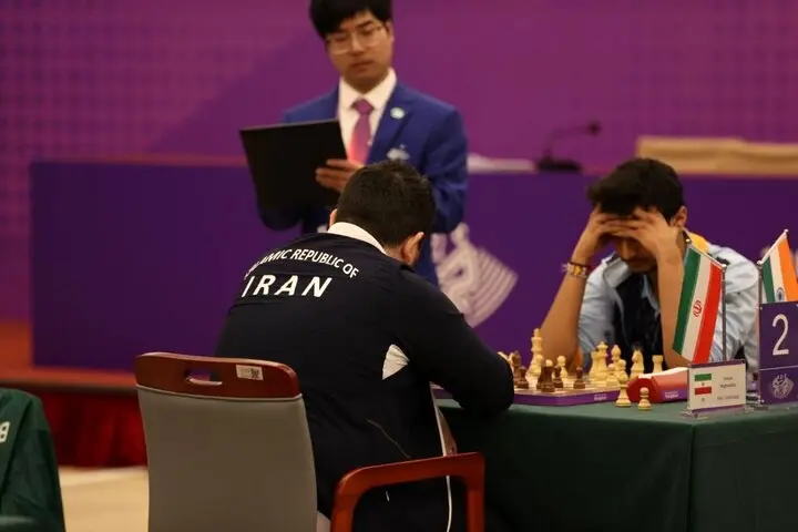 بازی های آسیایی هانگژو؛ یک برد و دو تساوی شطرنجبازان در دور ششم