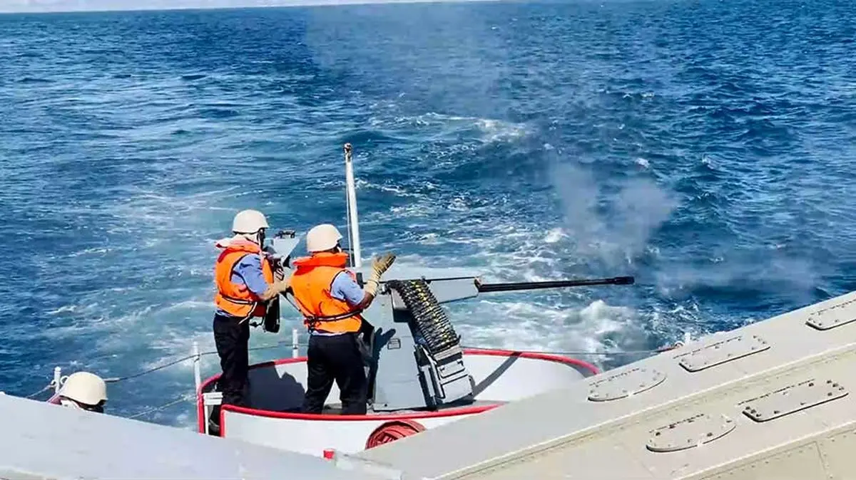 اجرای فاز عملیات دریایی رزمایش اراده برای صلح ۲۰۲۶ 