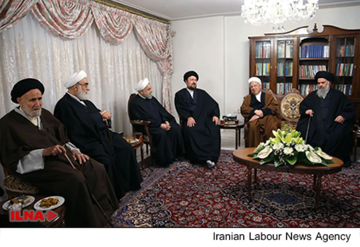 مسئولان بلندپایه کشور به منزل روحانی رفتند+عکس