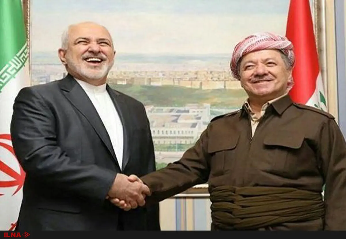 دیدار وزیر امور خارجه کشورمان با مسعود بارزانی