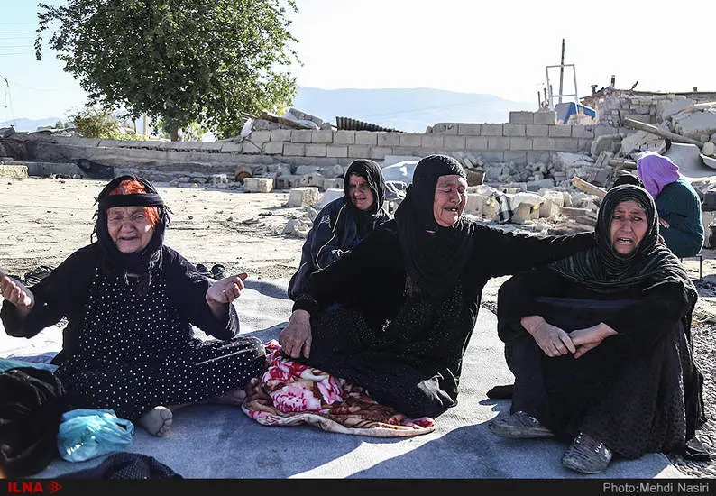 خسارات زلزله غرب کشور در روستاهای کرمانشاه