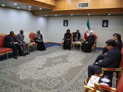 همگان باید حمایت خود را از ملت مظلوم فلسطین با صدای رساتر اعلام کنند/ استقبال از توسعه بیش از پیش روابط ایران و اوگاندا