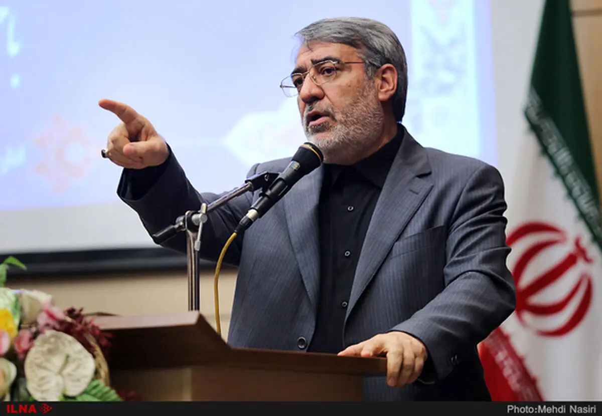 Iranians' vigilance to foil plots: Interior minister