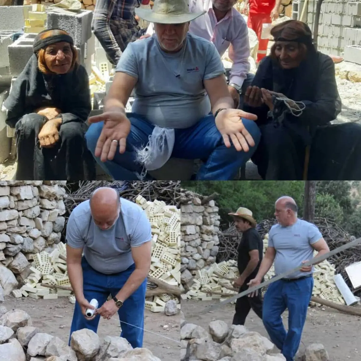 نماینده سابق دشتستان به کمک پیرزن تنهای ایذه‌ای آمد