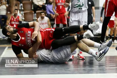 دیدار تیم های بسکتبال طبیعت اسلامشهر و شهرداری گرگان 