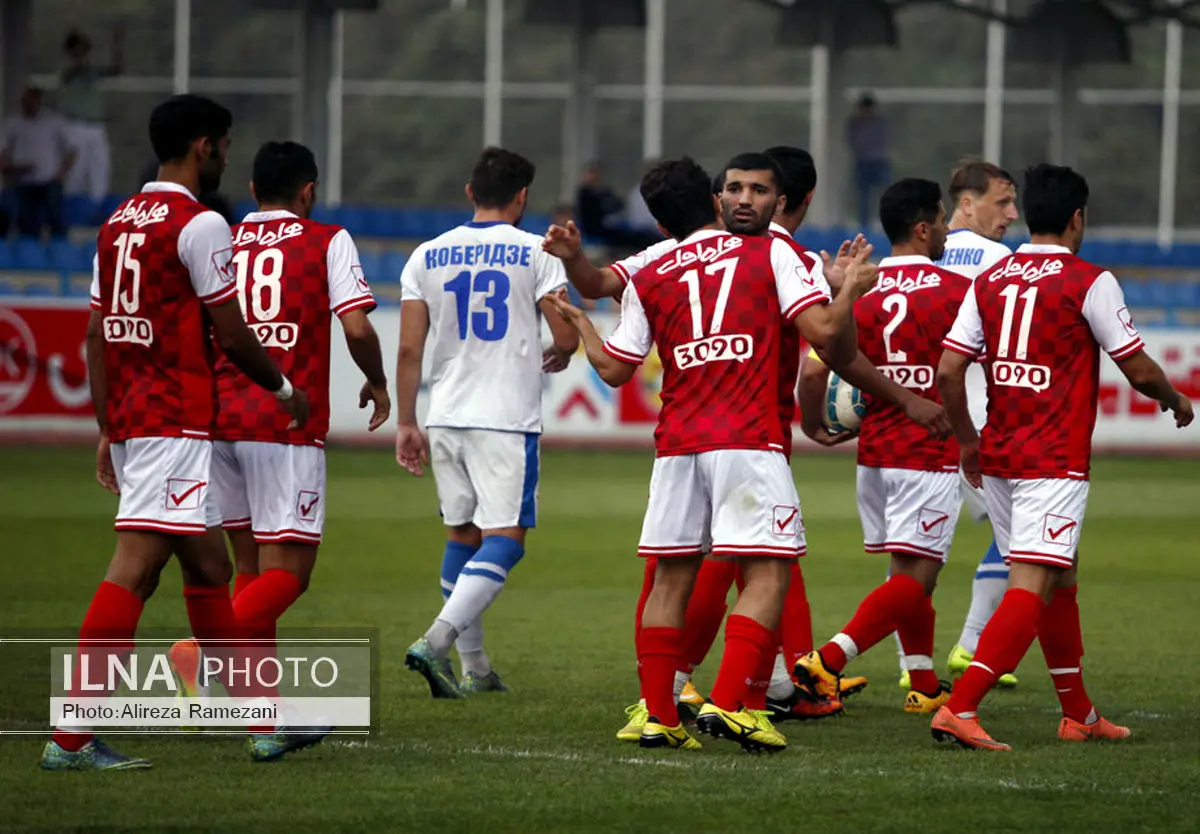 تساوی پرگل پرسپولیس برابر آرسنال در دیدار تدارکاتی
