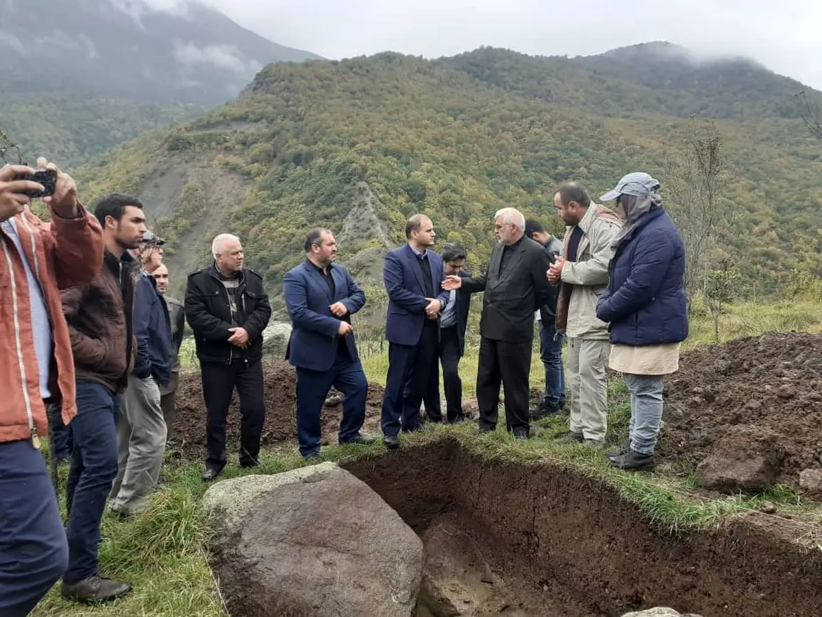 عرصه دقیق گورستان‌های مریان بر اساس گمانه‌زنی‌ باستان‌شناختی شناسایی می‌شود