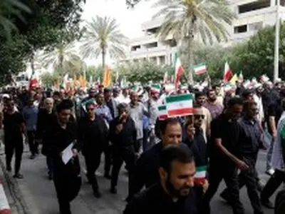 کیش یکسر جوش و خروش در روز قدس