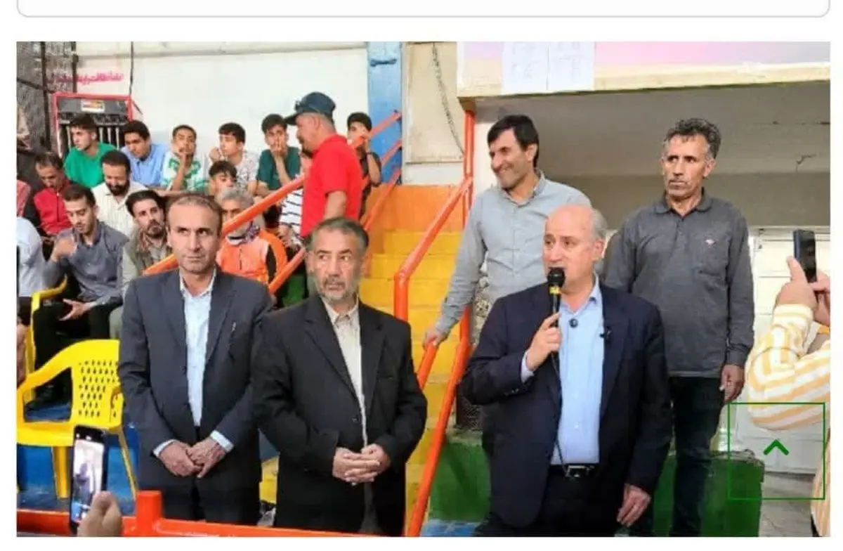 رئیس فدراسیون فوتبال میهمان سپیدان شد