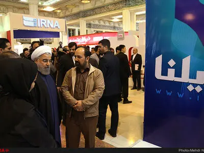 افتتاح بیست و دومین نمایشگاه مطبوعات با حضور رئیس جمهور