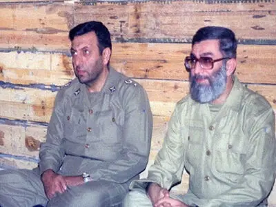 سرلشکر سلیمی و رهبر انقلاب در یک سنگر + تصاویر 