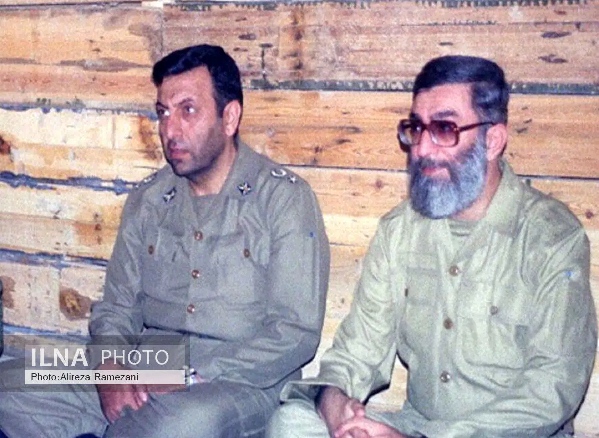 سرلشکر سلیمی و رهبر انقلاب در یک سنگر + تصاویر 