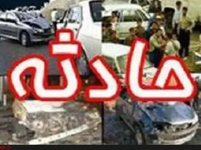واژگونی سمند ۵ فوتی برجای گذاشت