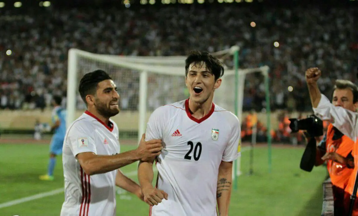 سردار آزمون برترین بازیکن دیدار ایران - سوریه