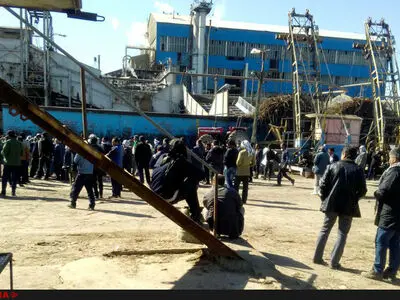 اعتراض کارگران مجتمع نی شکر هفت تپه گسترده‌تر شد