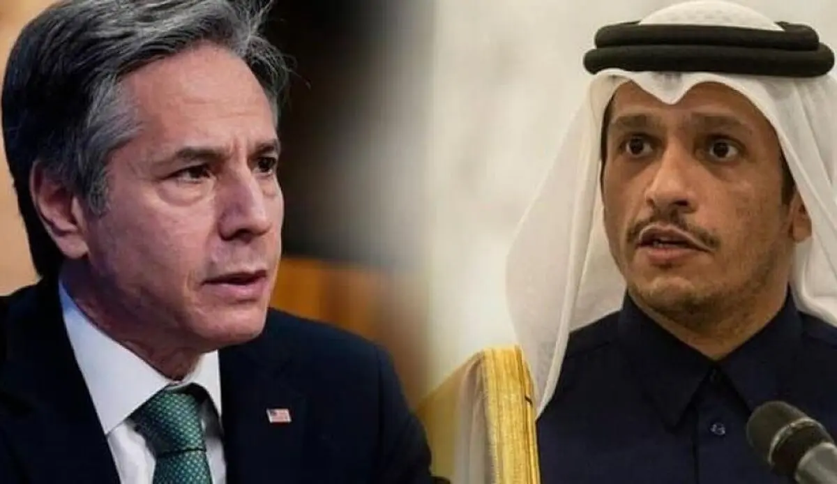 گفت‌وگوی تلفنی وزرای خارجه آمریکا و قطر