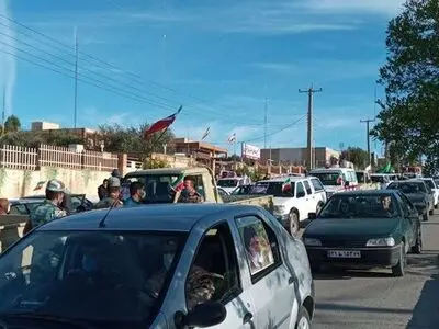 برگزاری راهیپمایی ۲۲ بهمن به صورت کاروان خودرویی در  قصرشیرین 