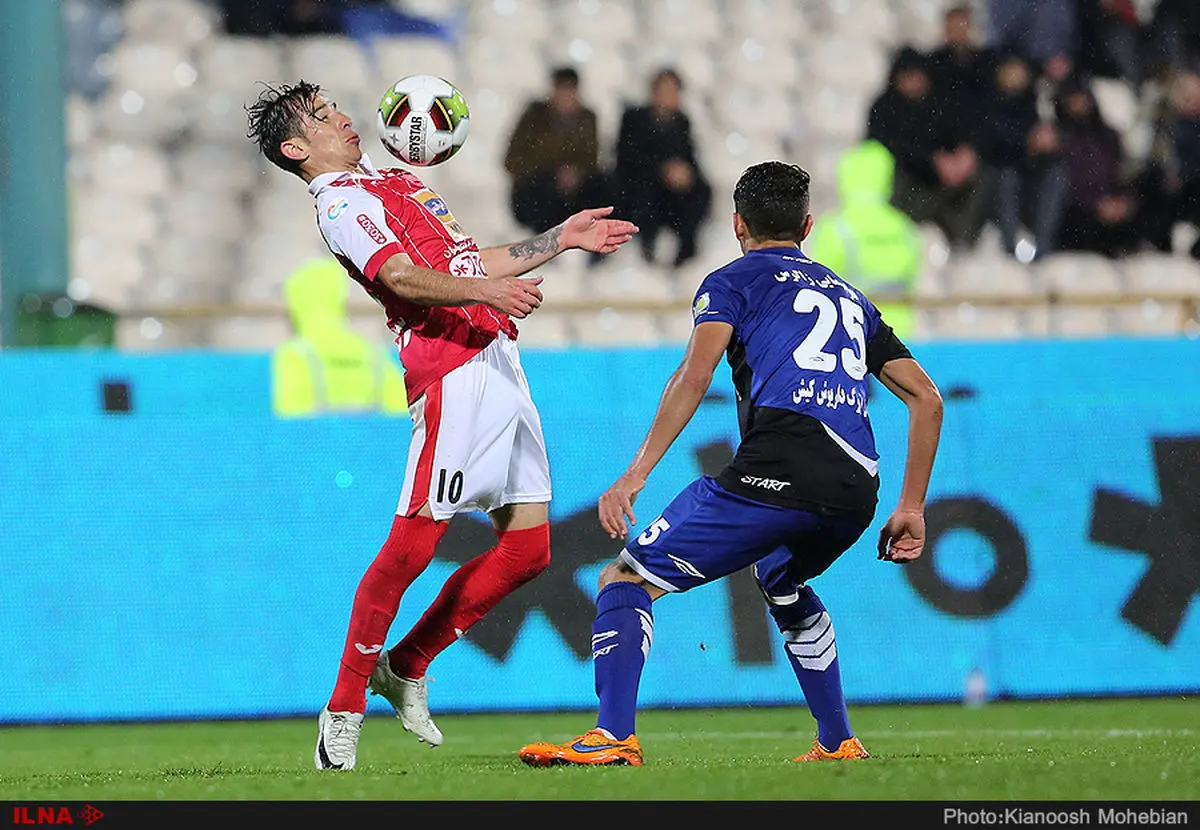 احمدزاده، برترین بازیکن دیدار پرسپولیس - الوصل