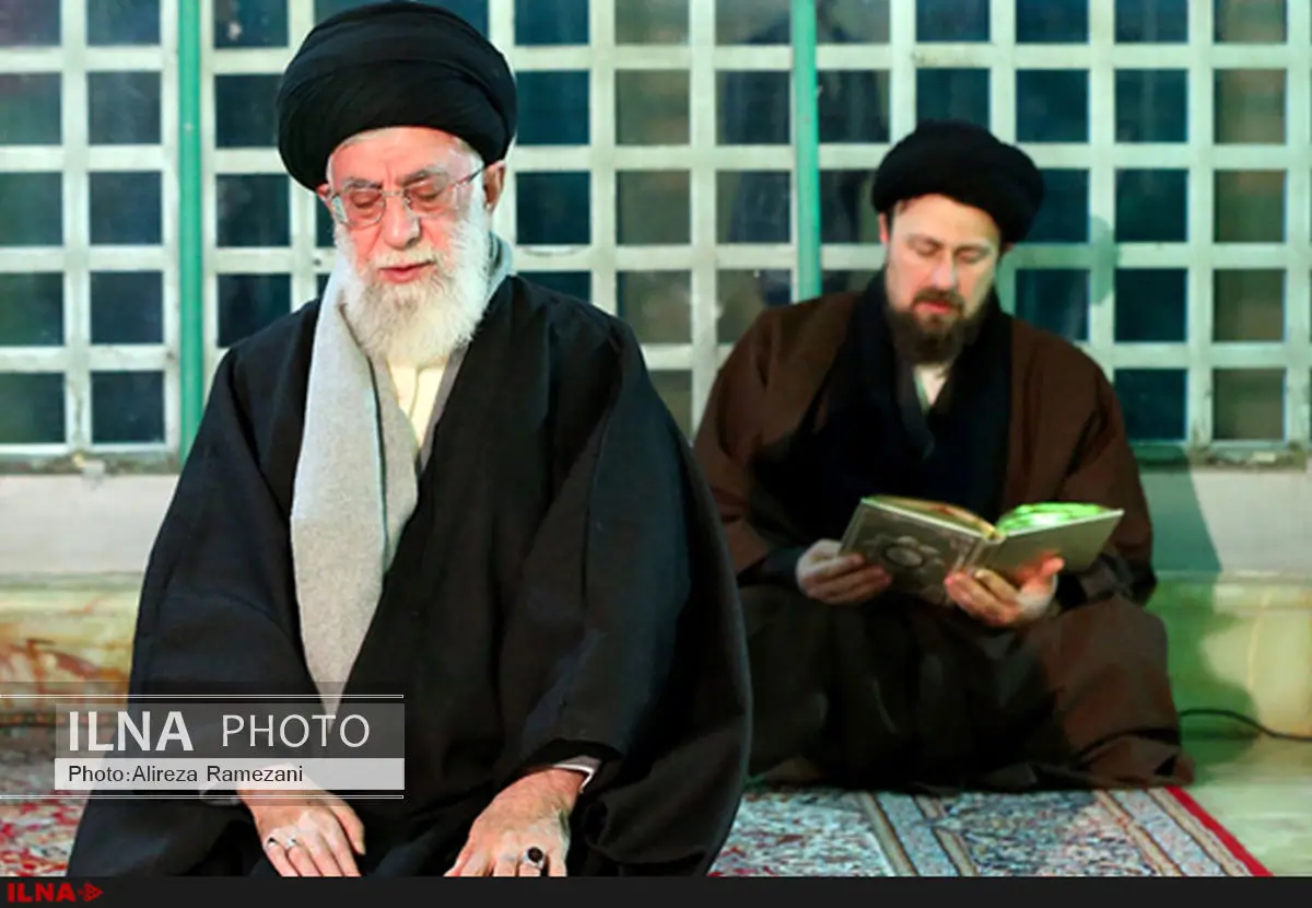 حضور رهبر انقلاب در حرم مطهر امام خمینی (ره) و گلزار شهدا
