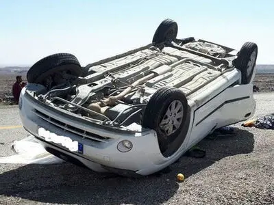 مرگ راننده جوان در واژگونی مرگبار خودروی سواری